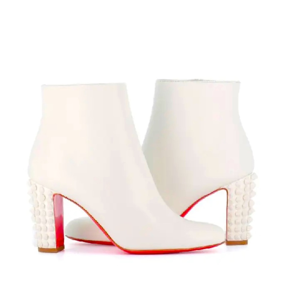 Authentic Christian Louboutin Suzy Folk Ankle Boots Size 39 1/2. Retail $1295